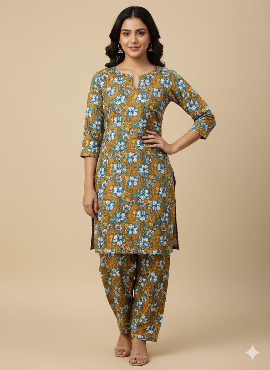 2 Pcs Ladies Suit  Des  11