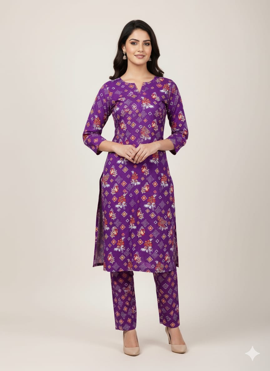 2 Pcs Ladies Suit  Des  14