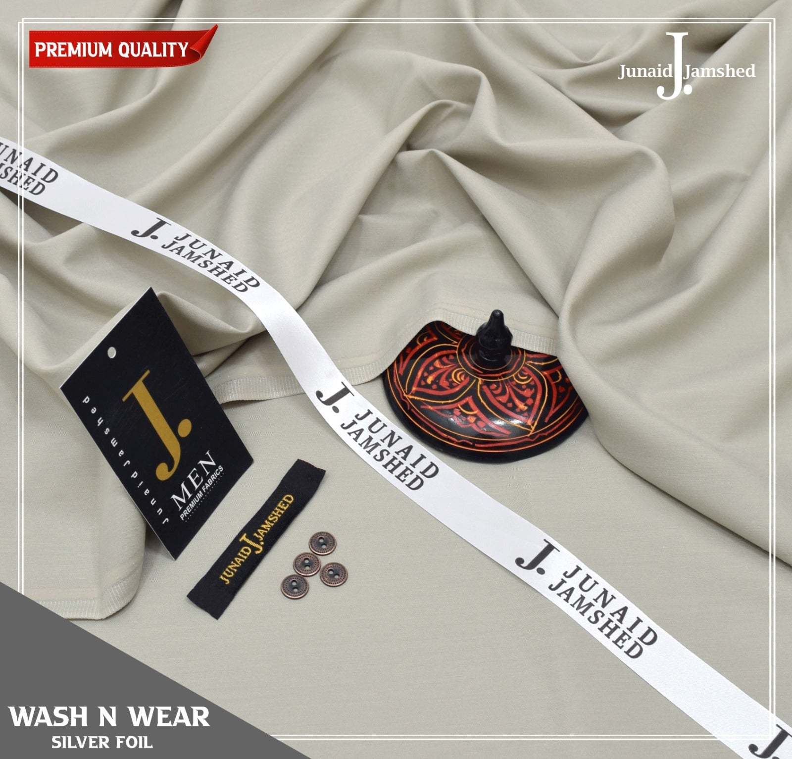 J.| Junaid Jamshed Unstitched Gents Suit 18