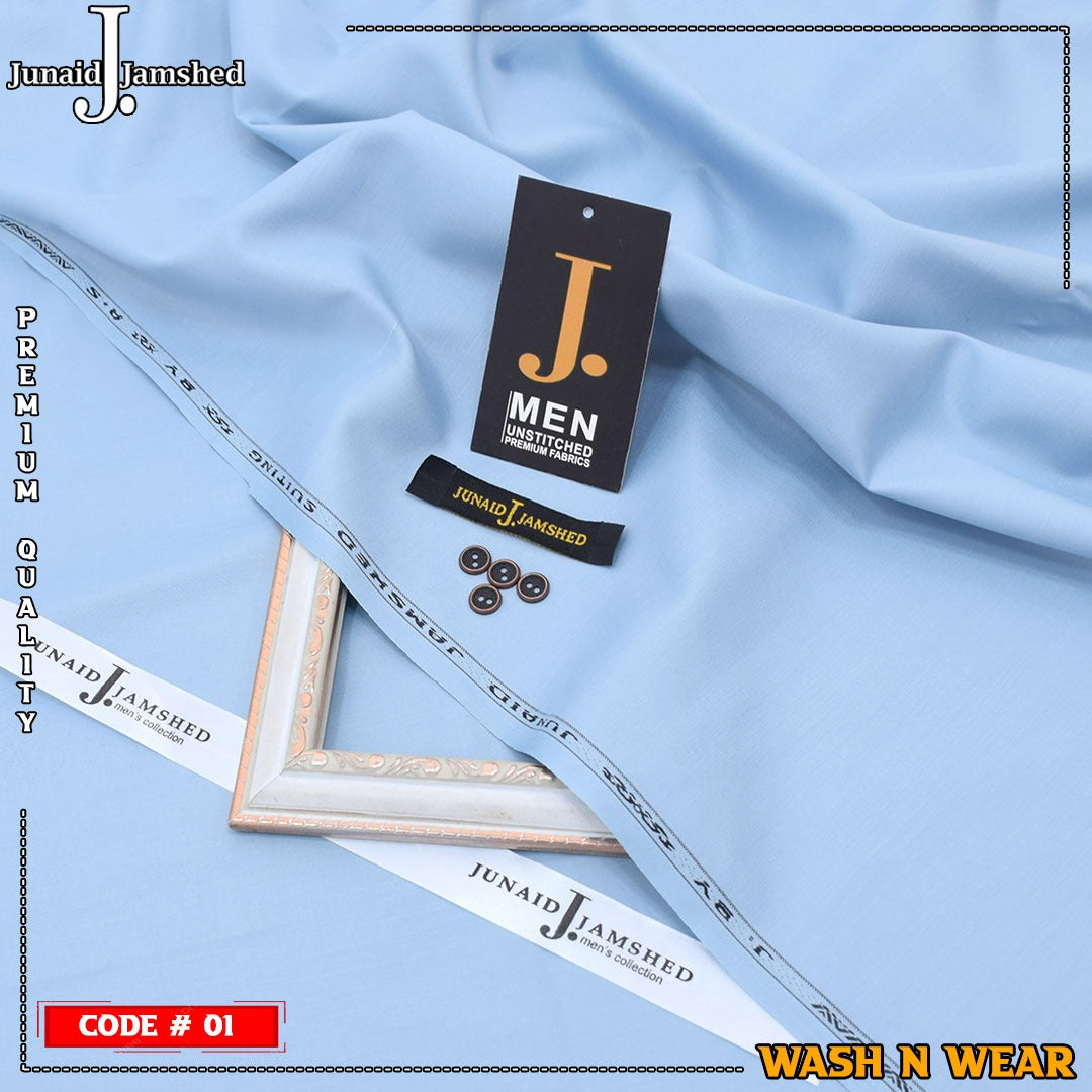 J.| Junaid Jamshed Unstitched Gents Suit 01