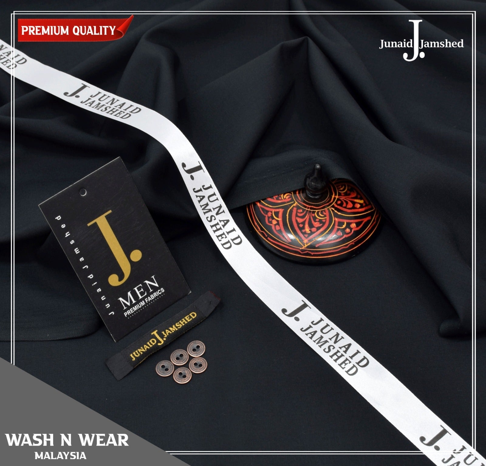 J.| Junaid Jamshed Unstitched Gents Suit 23