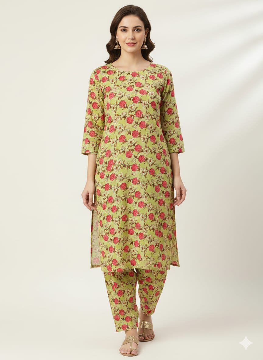 2 Pcs Ladies Suit  Des  26