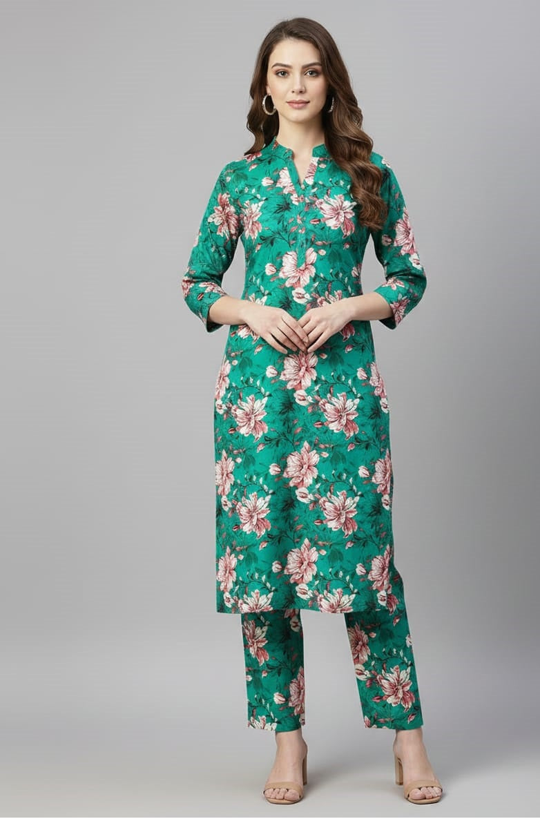 2 Pcs Unstitched Khaddar Ladies Suit 529