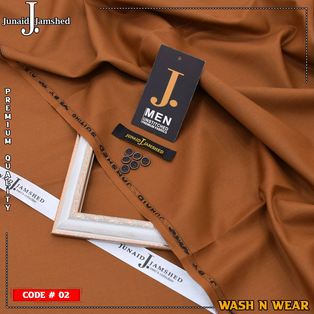 J.| Junaid Jamshed Unstitched Gents Suit 02