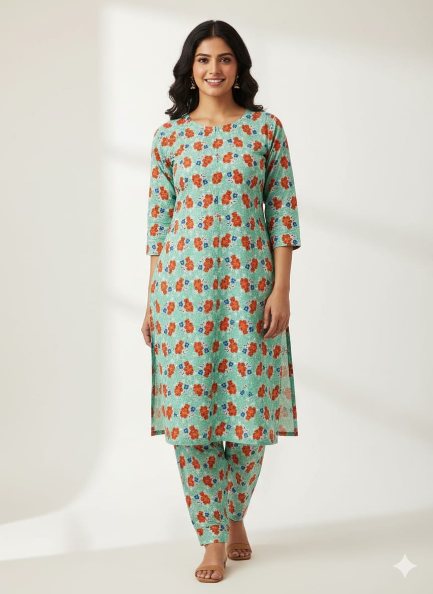 2 Pcs Ladies Suit  Des  31