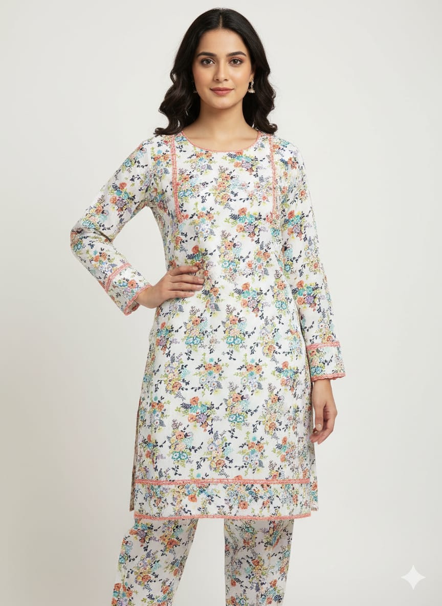 2 Pcs Ladies Suit  Des  32