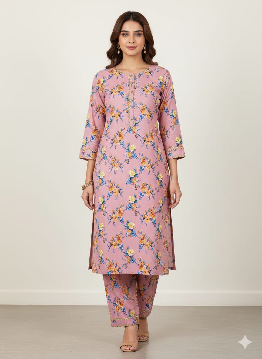 2 Pcs Ladies Suit  Des  33