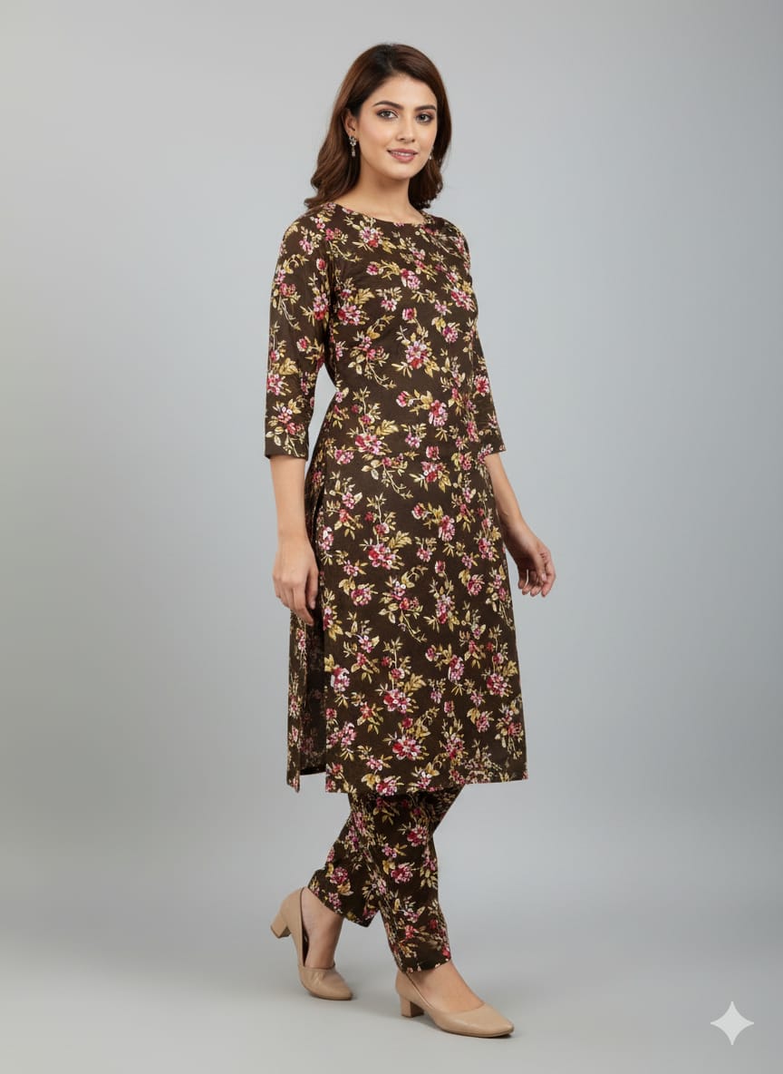 2 Pcs Ladies Suit  Des  35