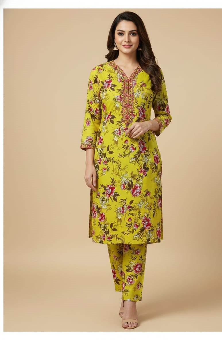 2 Pcs Unstitched Khaddar Ladies Suit 537