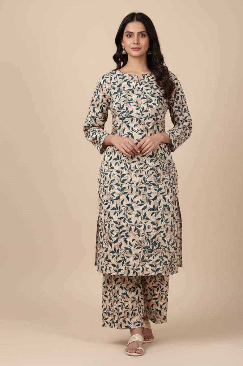 2 Pcs Unstitched Khaddar Ladies Suit 542