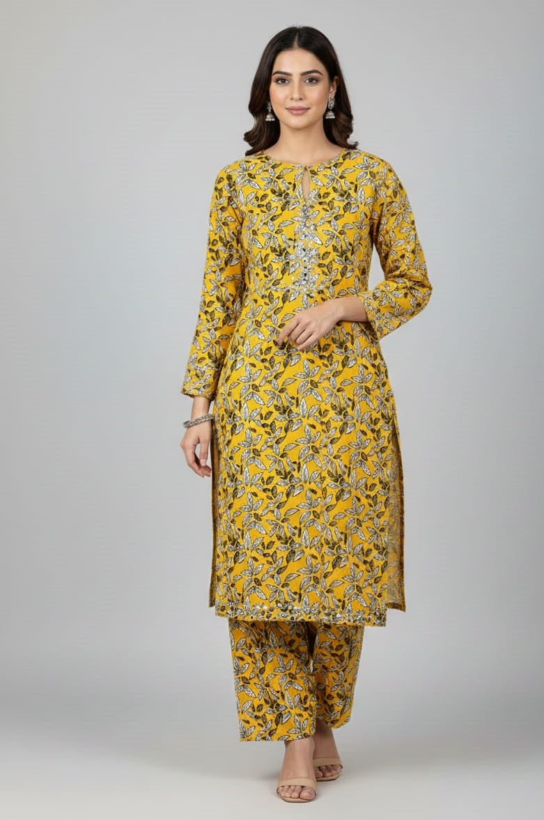 2 Pcs Unstitched Khaddar Ladies Suit 544