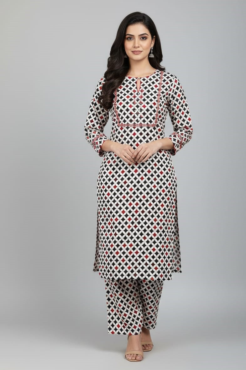 2 Pcs Unstitched Khaddar Ladies Suit 546