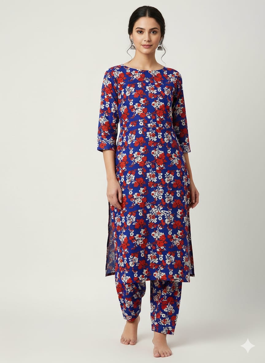 2 Pcs Ladies Suit  Des  4