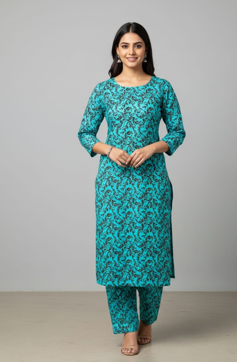 2 Pcs Unstitched Khaddar Ladies Suit 554