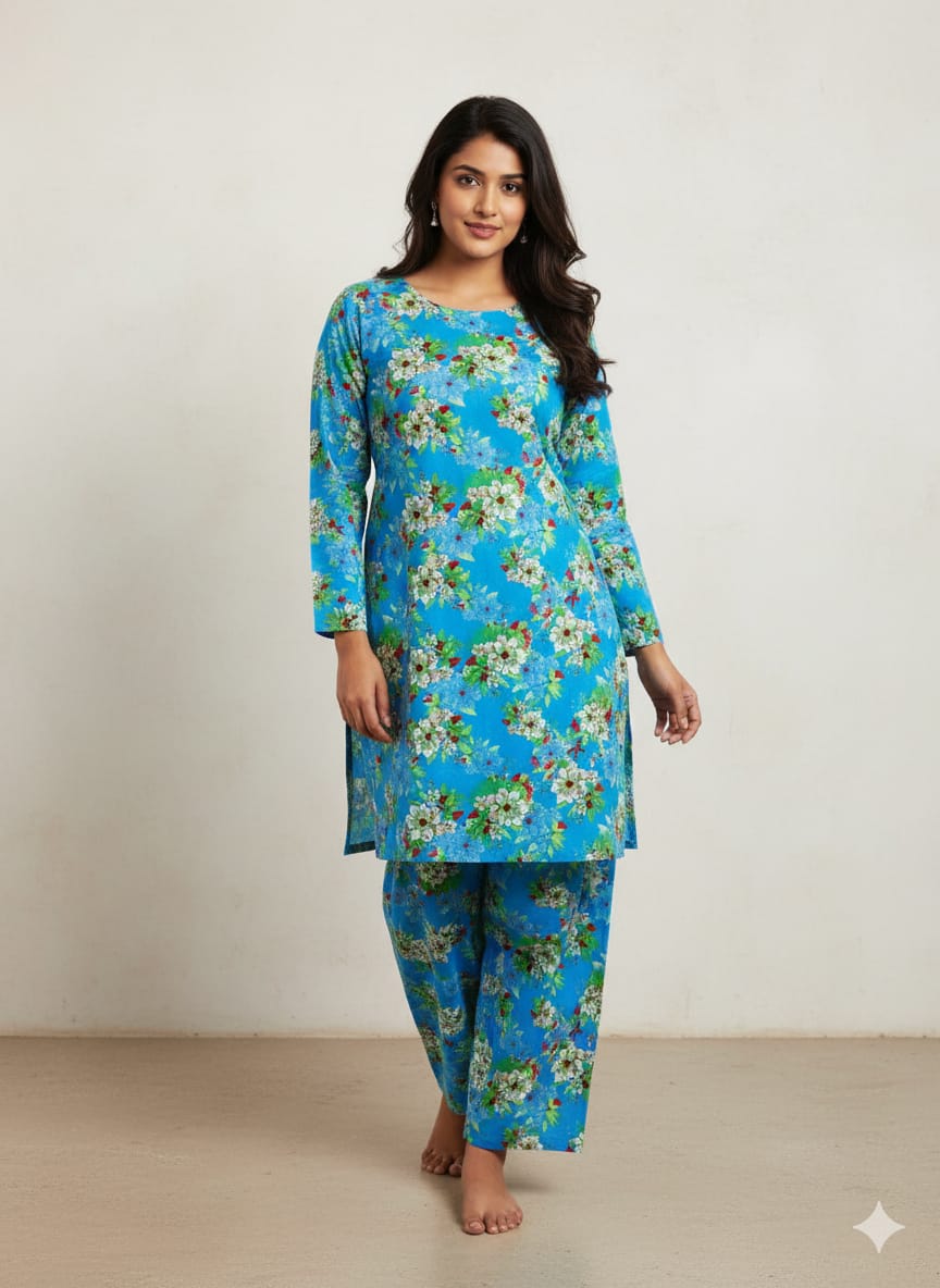 2 Pcs Ladies Suit  Des  58