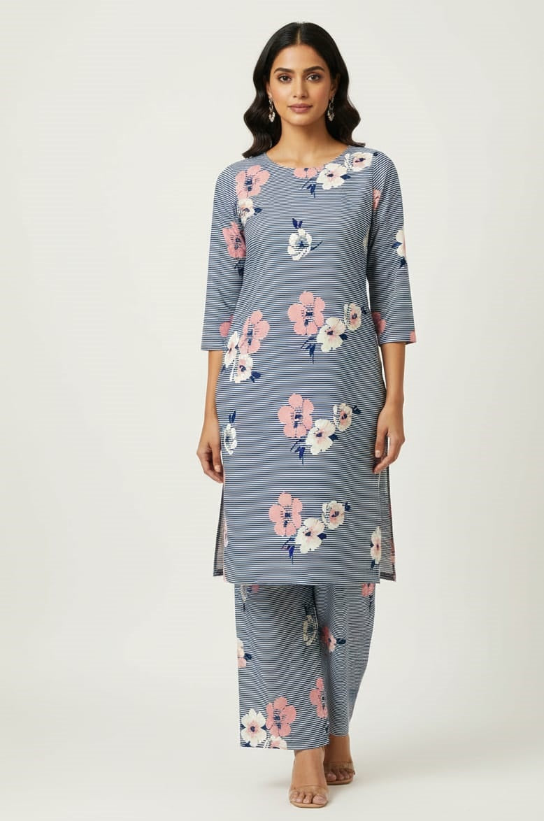 2 Pcs Ladies Suit  Des  63