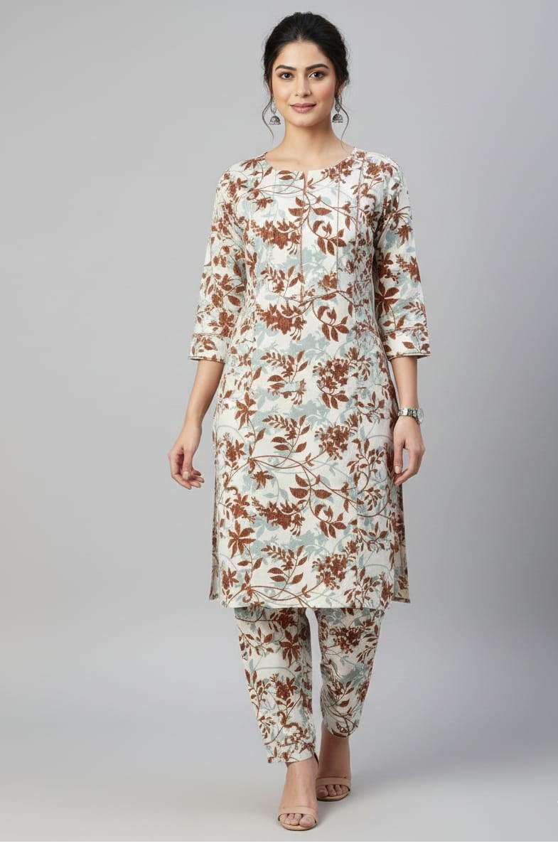 2 Pcs Ladies Suit  Des  65