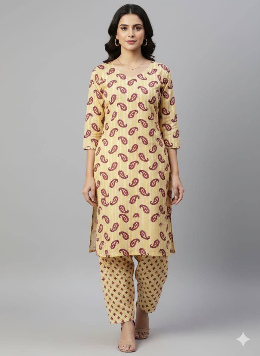 2 Pcs Ladies Suit  Des  6