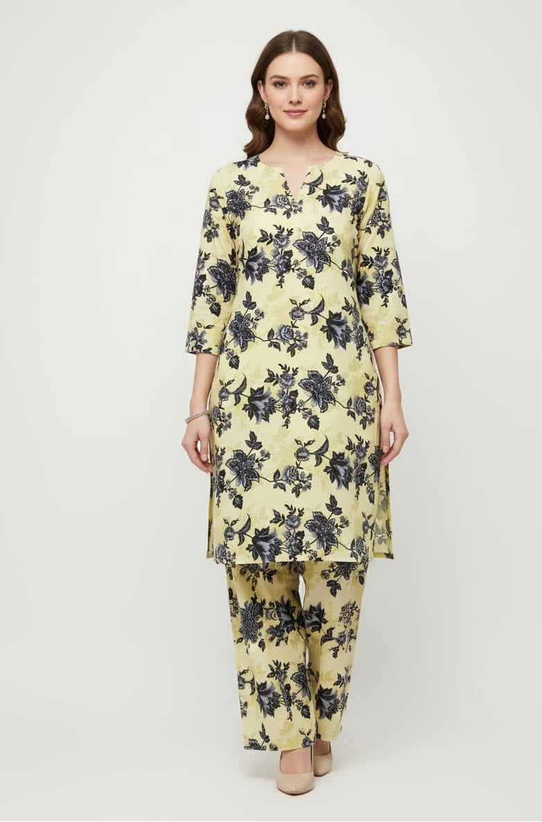 2 Pcs Ladies Suit  Des  72