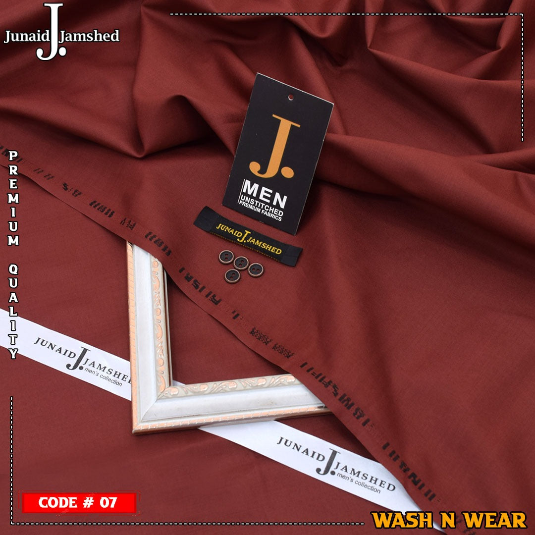 J.| Junaid Jamshed Unstitched Gents Suit 07