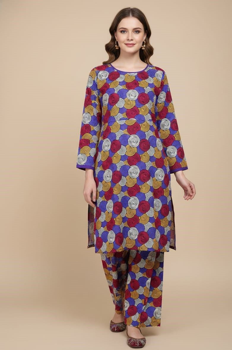 2 Pcs Unstitched Khaddar Ladies Suit 507