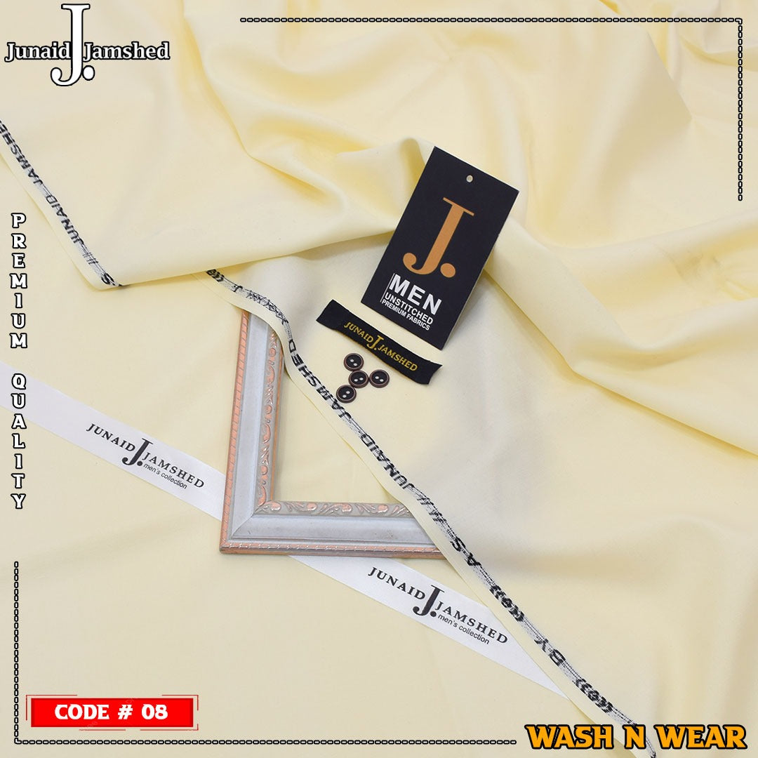 J.| Junaid Jamshed Unstitched Gents Suit 08