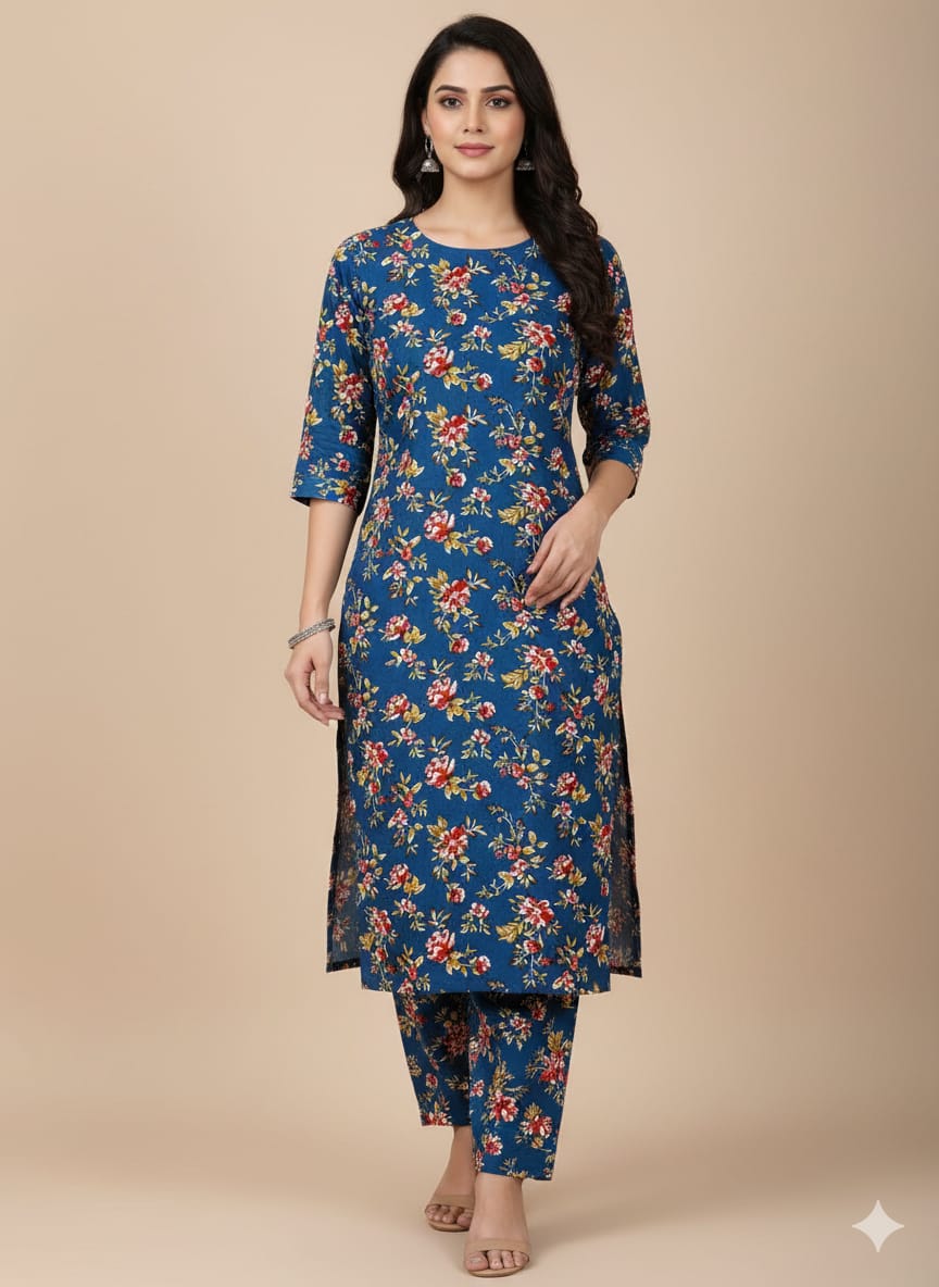 2 Pcs Ladies Suit  Des  9